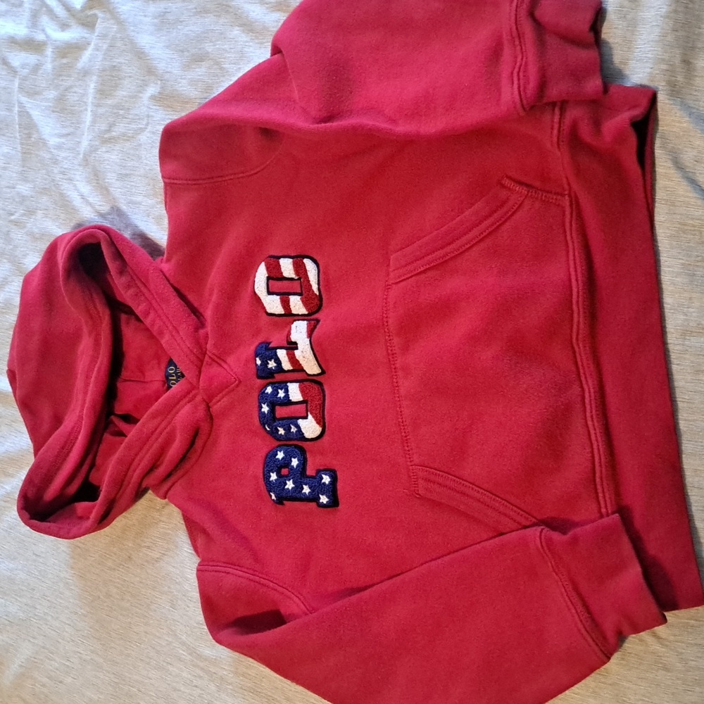 Boys Polo Hooded Sweatshirt